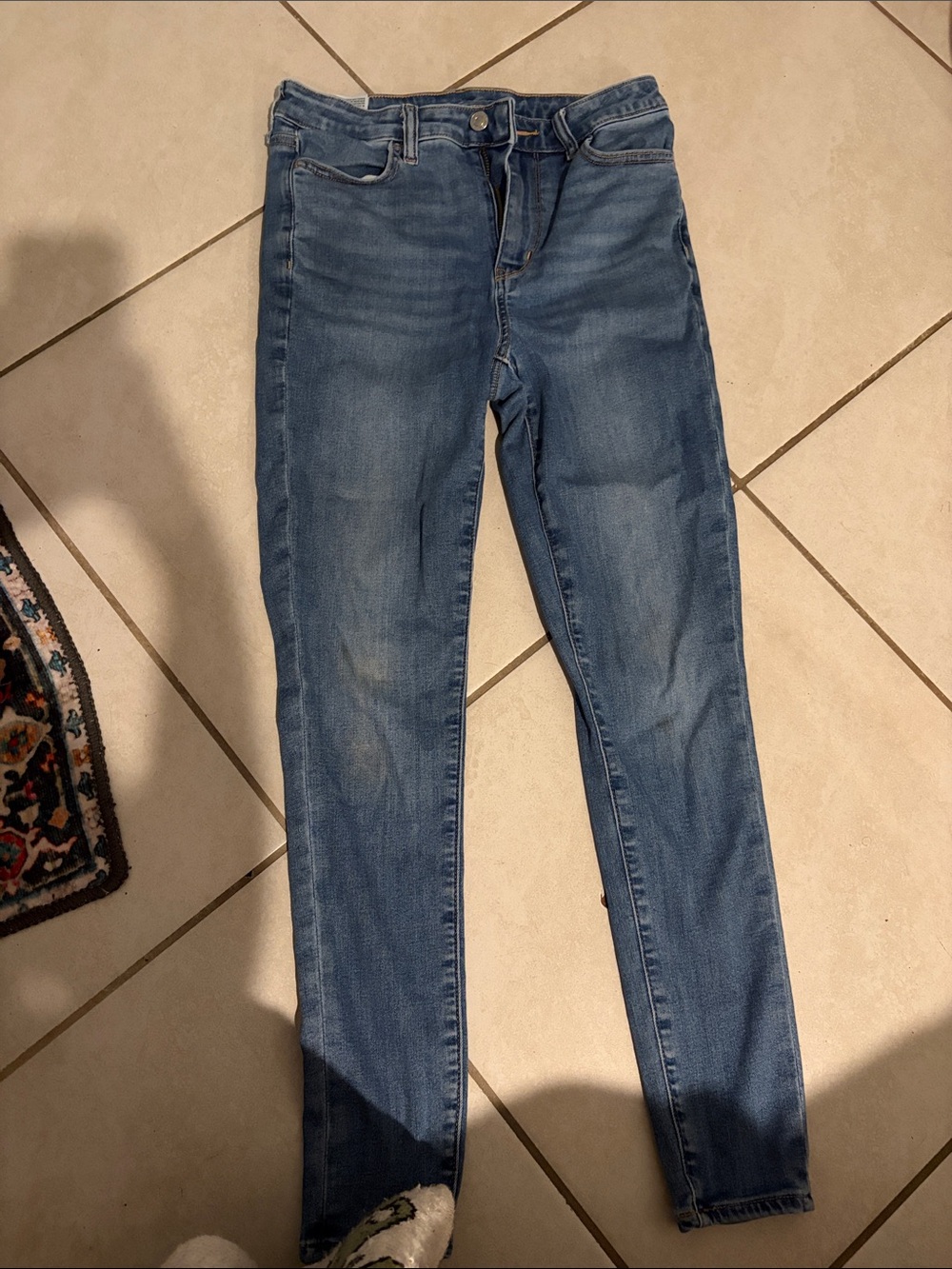 American Eagle Outfitters Slim Stretch Blue Women's Jeggings
